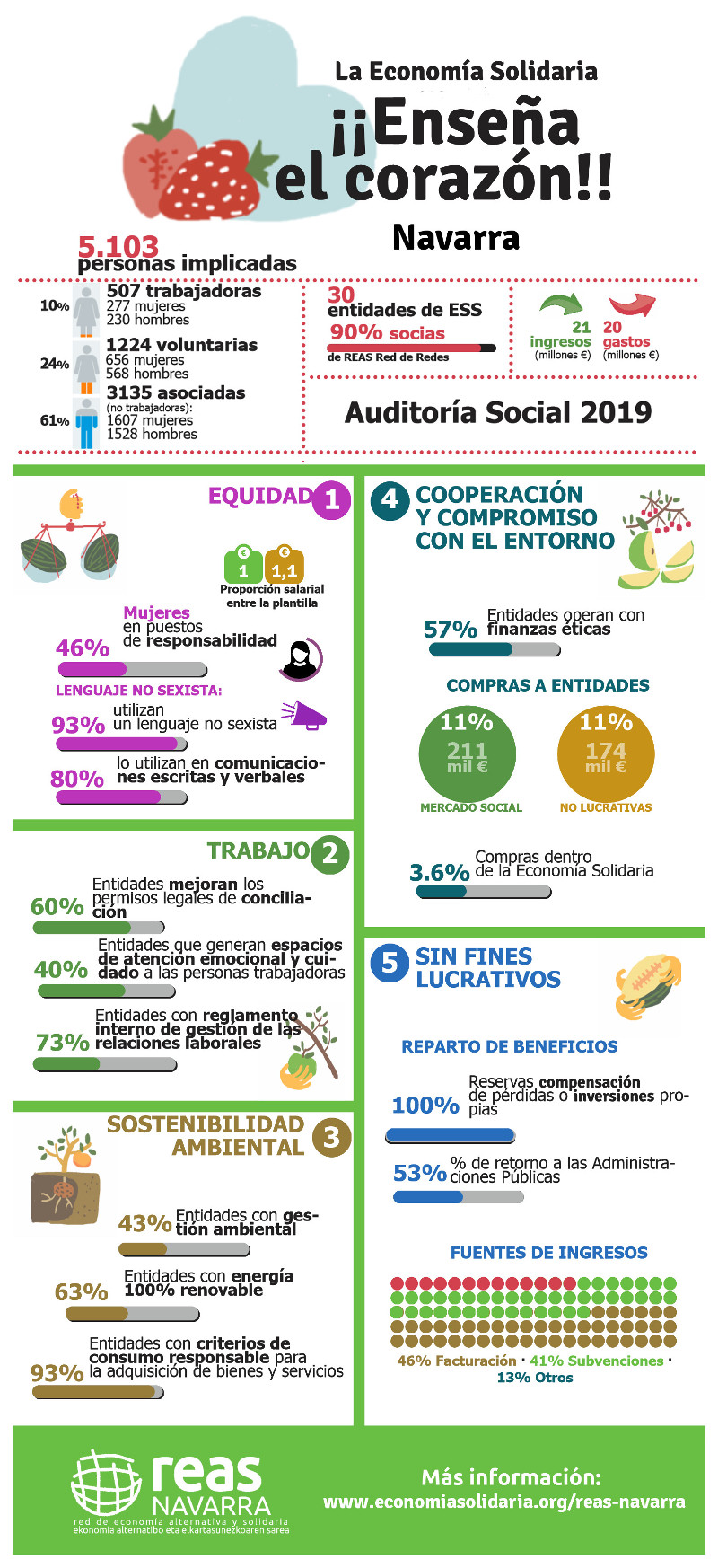 Infografía Auditoría Social Navarra 2019