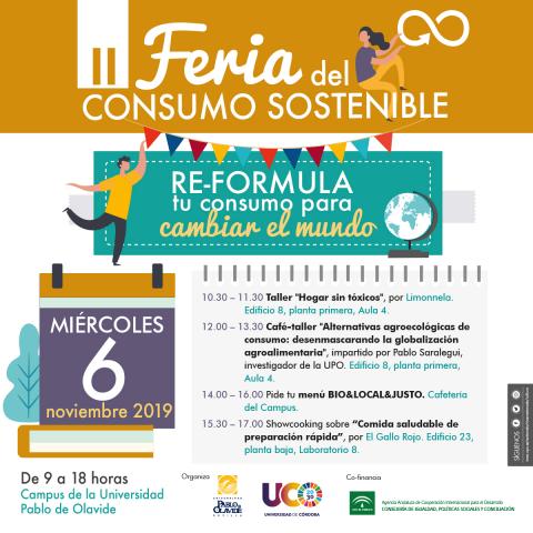 Cartel II Feria de Consumo Sostenible UPO