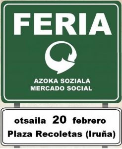 Feria de Mercado Social y Trueke en el Casco Viejo de Iruña