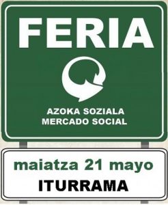 Feria de Mercado Social y Trueke en Iturrama (Pamplona)