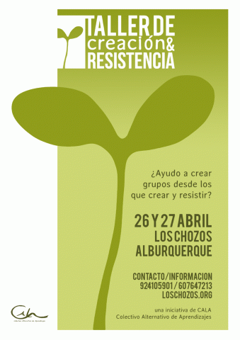 ¿Ayudo a crear grupos desde los que CREAR y RESISTIR? (Extremadura)