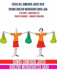 FIESTA DEL COMERCIO JUSTO 2018/2018KO BIDEZKO MERKATARITZAREN JAIA