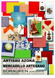 Primer mercadillo social y artesano en Sorauren (Navarra)