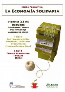 Sesión formativa de Economia Solidaria en Ainsa (Huesca)