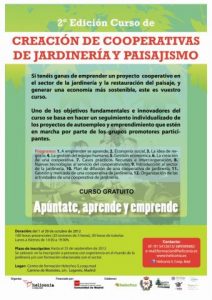 Curso de Creación de Cooperativas de Jardinería y Paisajismo, 2º Edición (Madrid)