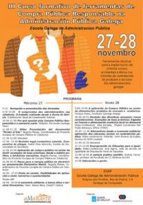 III Curso formativo de ferramentas de Compra Pública Responsable (Galicia)