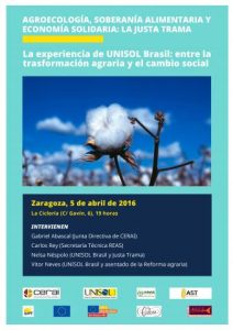 Agroecología, Soberanía Alimentaria y Economía Solidaria: La Justa Trama (Zaragoza)