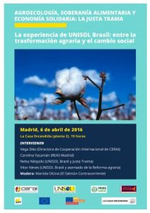 Agroecología, Soberanía Alimentaria y Economía Solidaria: La Justa Trama (Madrid)