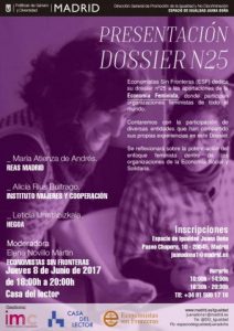 Presentación del dossier “El enfoque de género en la ESS” (Madrid)