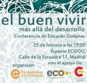 Conferencia: El ‘Buen Vivir’ más allá del desarrollo (Madrid)