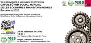 Cap al Fòrum Mundial de les Economies Transformadores Barcelona 2020