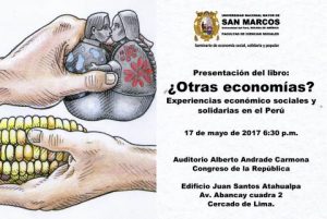 Universidad de San Marcos publica libro: ¿Otras economías?