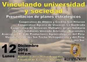 Vinculando universidad y sociedad desde la economía social y solidaria (Perú)