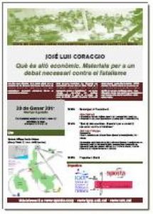 Conferència Cooperativisme, economia social i solidària (Barcelona)
