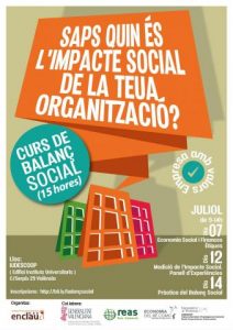 CURSO DE BALANCE SOCIAL: La medición del impacto en las empresas y entidades con valores (Valencia)