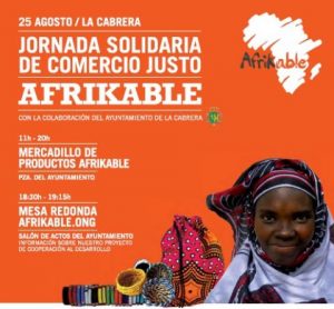 Jornada solidaria de comercio justo Afrikable (La Cabrera-Madrid)