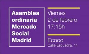 Asamblea ordinaria del Mercado Social de Madrid