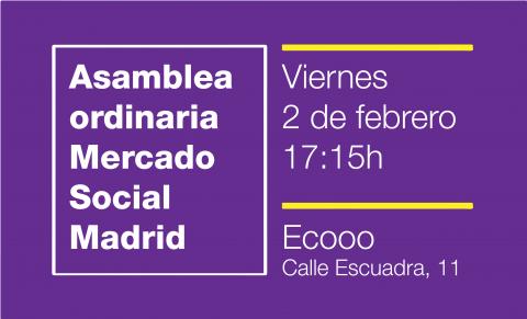 Asamblea ordinaria del Mercado Social de Madrid