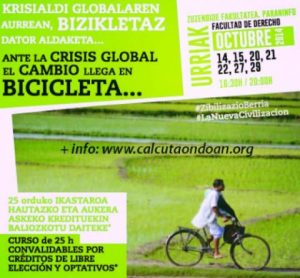 Ikastaroa: Krisi globalaren aurrean, bizikletaz dator aldaketa... (Donostia)