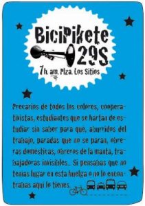 El 29S con el BiciPikete!