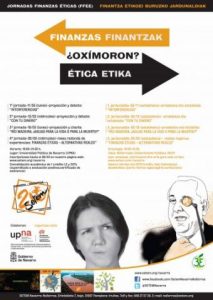 Jornadas "Finanzas Éticas, ¿oximorón?” (Pamplona)