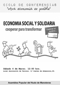 Charla-debate: Economía social y solidaria. Cooperar para transformar (Madrid)