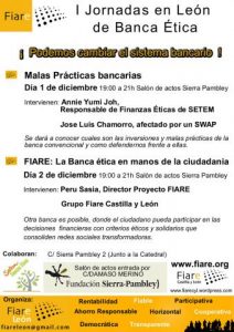 I Jornadas de Banca Ética en León