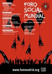 Foro Social Mundial en Madrid de 2010