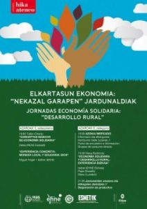 Jornadas "Economía Solidaria: desarrollo rural" (Bilbao)