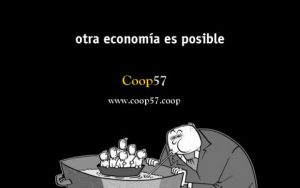 Charla de Coop57 Aragón en el I Mercado libre de Torrero