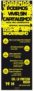Jornadas "¿Podemos vivir sin capitalismo? hacia una cooperativa integral aragonesa"
