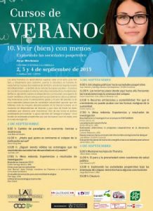 Curso de verano Vivir (bien) con menos (Madrid)