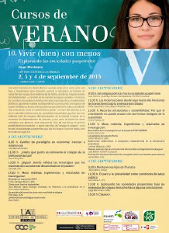 Curso de verano Vivir (bien) con menos (Madrid)