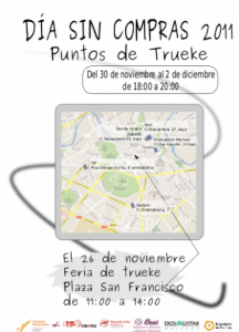 Semana de actividades sobre un consumo responsable: Día Sin Compras, Mercadillo de Trueque y Tienda  Gratix (Pamplona)