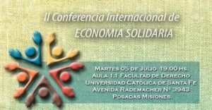 II conferencia Internacional sobre Economía Solidaria (Argentina)