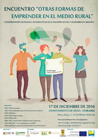 Encuentro de Economía Social y Solidaria en el medio rural aragonés (Huesca)