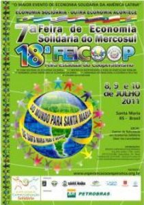 18ª Feicoop y 7ª Feria de Economía Solidaria del Mercosur (Santa María - Brasil)
