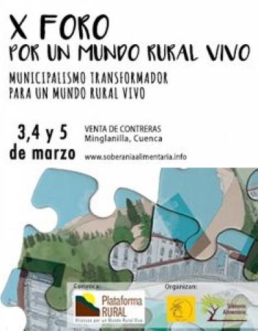 X Foro por un Mundo Rural Vivo (Minglanilla Cuenca)