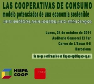 Jornada Cooperativas de Consumo: Modelo potenciador de una economía sostenible (Barcelona)