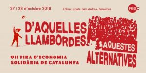Fira d’Economia Solidària de Catalunya #FESC2018