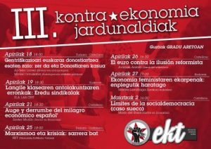 III. Kontraekonomia Jardunaldiak (Bilbo)