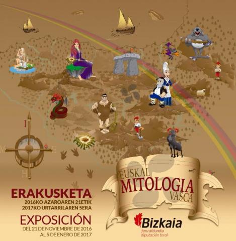 Exposición: Mitología Vasca, lo que tiene nombre existe (Bilbao)