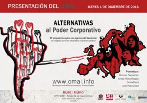 Presentación del libro: Alternativas al poder corporativo (Bilbao)