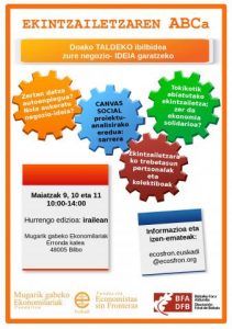 Ekintzailetzaren ABCa: Doako TALDEKO ibilbidea, zure negozio-IDEIA garatzeko (Bilbo)