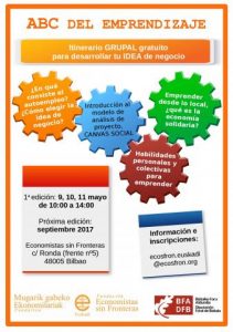 ABC del emprendizaje: Itinerario GRUPAL gratuito para desarrollar tu IDEA de negocio (Bilbao)
