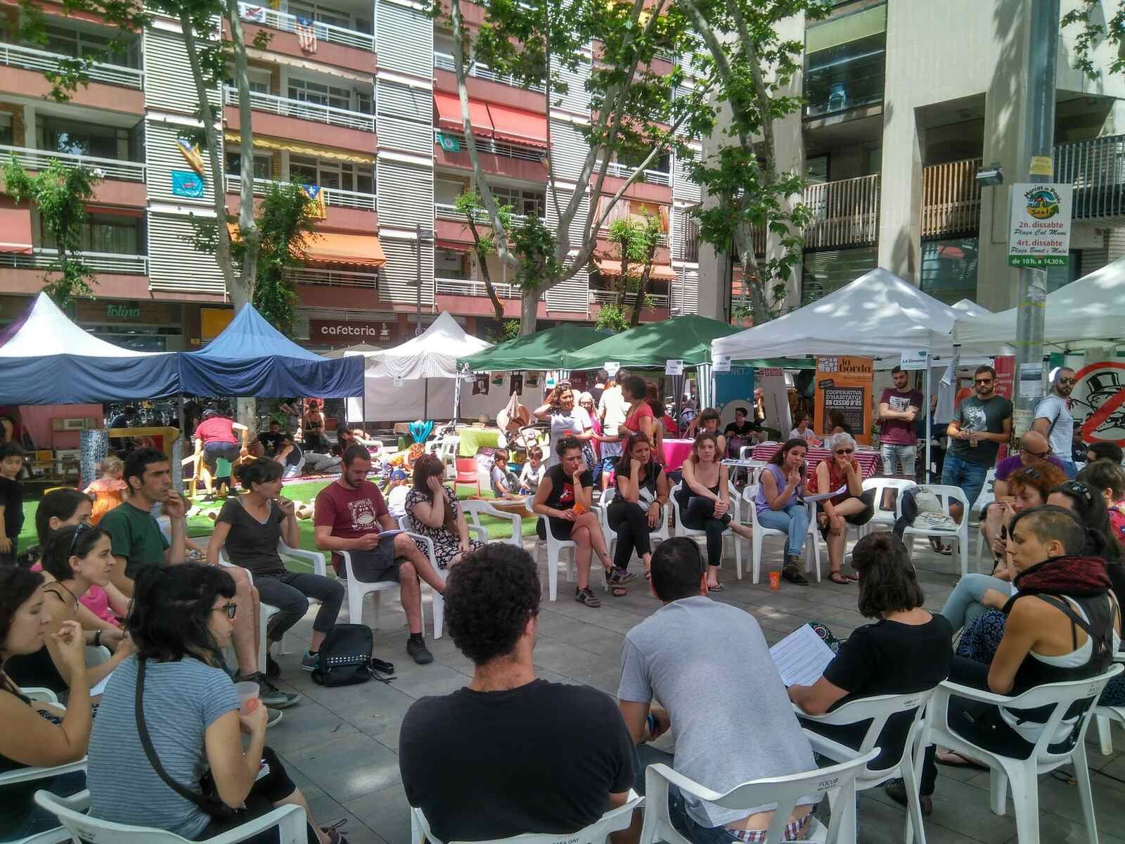 Uno de los actos organizados por el Impuls Cooperatiu de Sants el año pasado