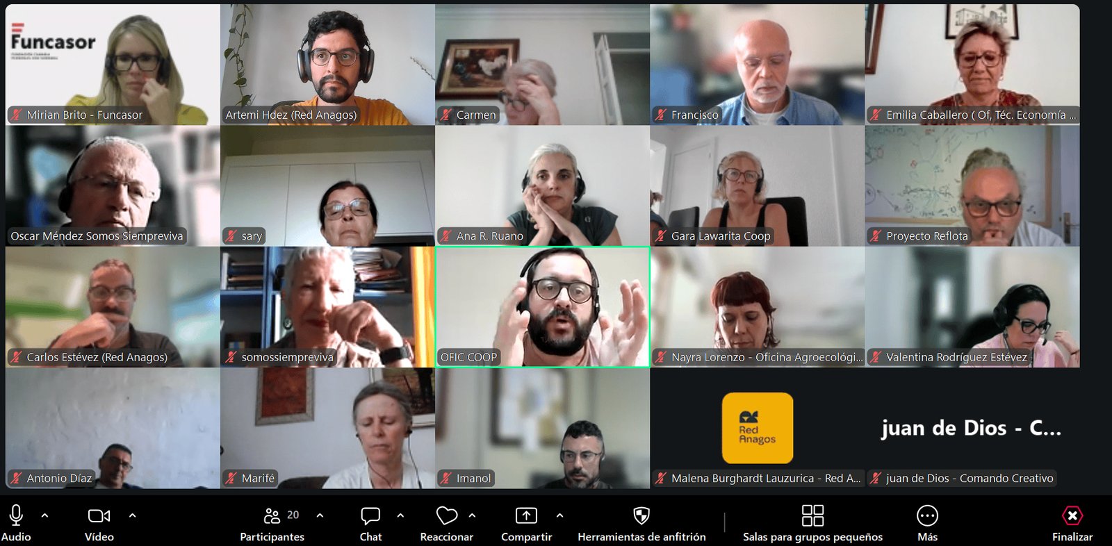 Primer taller online de CAP Cooperativismo